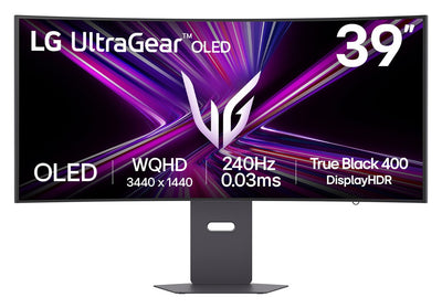 LG UltraGear 39GX900A-B 39" 3440x1440 WOLED 240Hz FreeSync/G-SYNC Curved Ultrawide Gaming Monitor