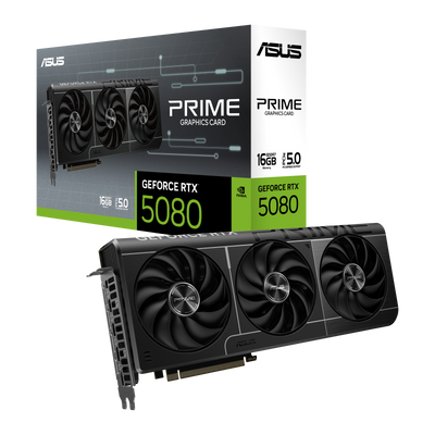 Asus GeForce RTX 5080 Prime 16GB GDDR7 PCI-Express Graphics Card