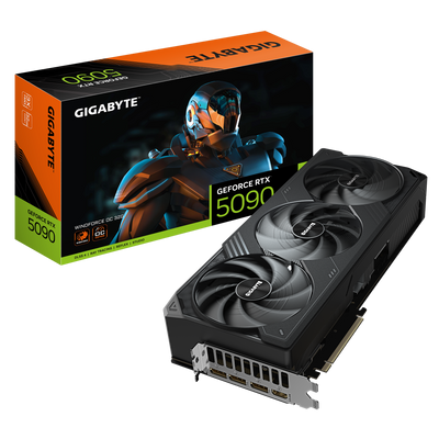 Gigabyte GeForce RTX 5090 Windforce OC 32GB GDDR7 PCI-Express Graphics Card
