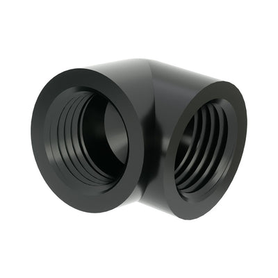 Barrow 90 Degree Female to Female Fitting - Black