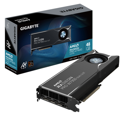 Gigabyte Radeon PRO W7900 DUAL SLOT AI TOP 48GB Graphics Card