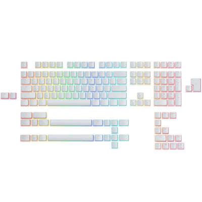 Glorious Aura Keycaps v2 PBT ANSI US - White (GLO-KC-AURA2-W)