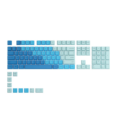 Glorious GPBT Keycaps - 114 PBT Keycaps, ANSI, US-Layout, Caribbean Ocean (GLO-KC-GPB