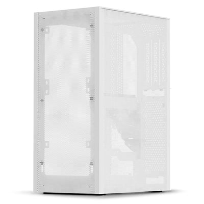 B Grade Ssupd Meshlicious Mini ITX Case - Full Mesh - White
