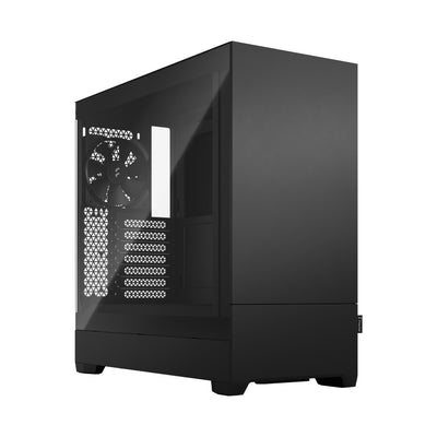 Fractal Design Pop Silent Tempered Glass Mid Tower Case - Black