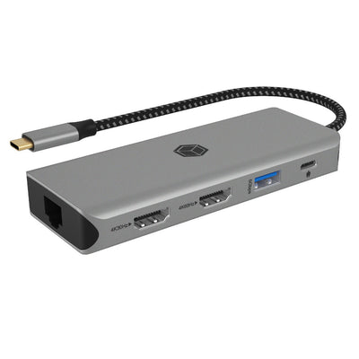 IcyBox 9-in-1 mobile Docking Station with PD 100w