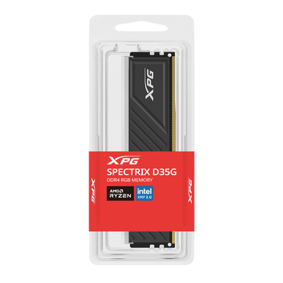 ADATA XPG SPECTRIX D35G RGB 8GB (1x8GB) DDR4 C16 3200MHz Single Channel Kit - Black