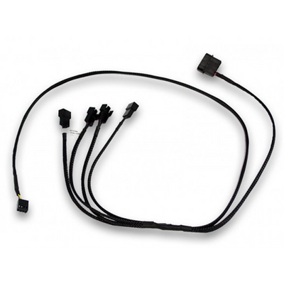EK Water Blocks EK-Cable Y-Splitter 4-Fan PWM Extended