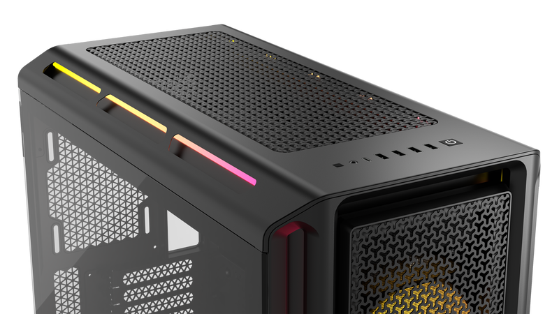 Corsair iCUE LINK 5000T LX RGB Mid-Tower PC Case - Black