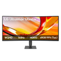LG UltraWide 34U620B-B 34" 3440x1440 WQHD VA 144Hz FreeSync Curved Ultrawide Productivity Monitor