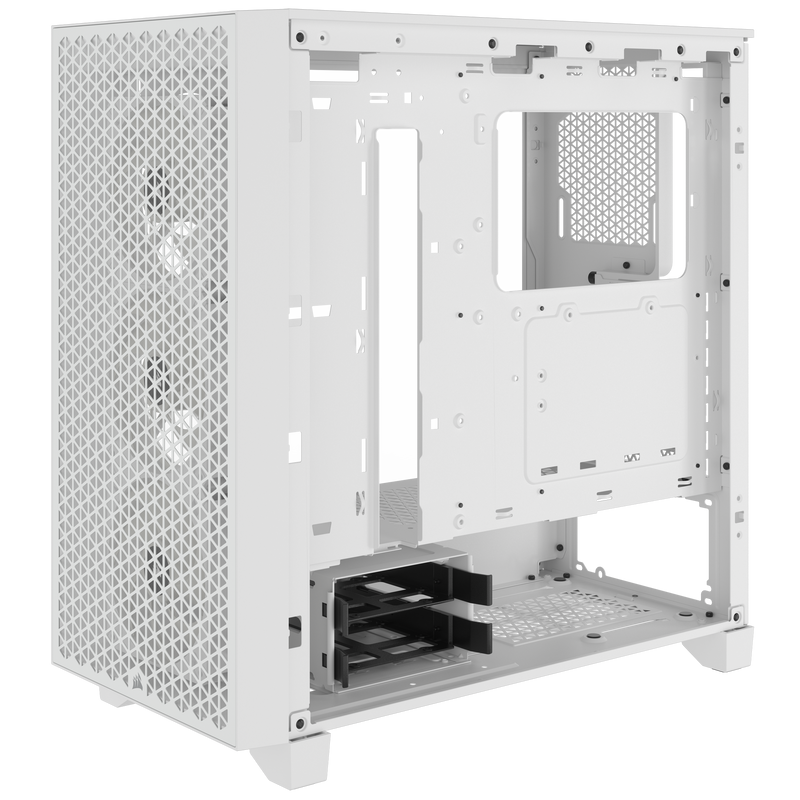 Corsair 3000D RGB Tempered Glass Mid-Tower - White
