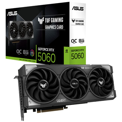 Asus GeForce RTX 5060 TUF Gaming OC 8GB GDDR7 PCI-Express Graphics Card