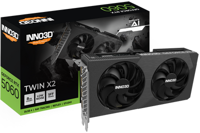 Inno3D GeForce RTX 5060 Twin X2 8GB GDDR7 PCI-Express Graphics Card