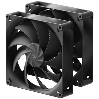 HAVN H18 Black PWM Dual Fan Pack - 180mm