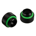 Bitspower Touchaqua Adapter Male to Female G1/4 Black Fitting - 2-pack
