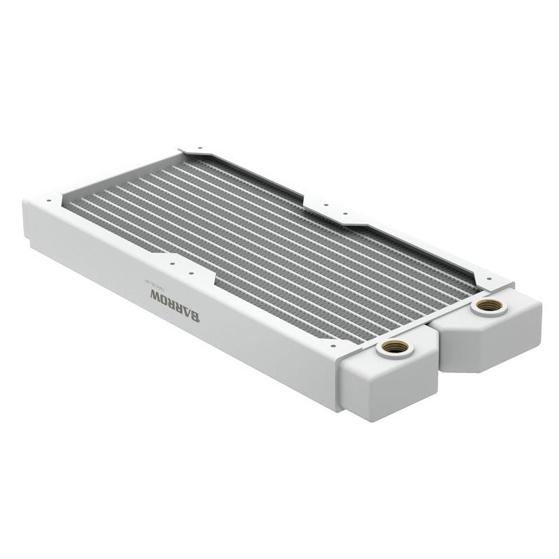 Barrow Dabel-28a 240mm Dual Fan Radiator with 28mm Depth - White