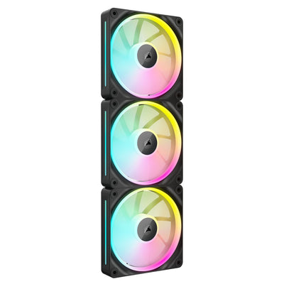 B Grade CORSAIR iCUE LINK LX120 RGB 120mm PWM Black Fan Starter Kit