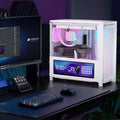 Corsair FRAME 4000D LCD RS ARGB Premium Mid-Tower PC Case - White