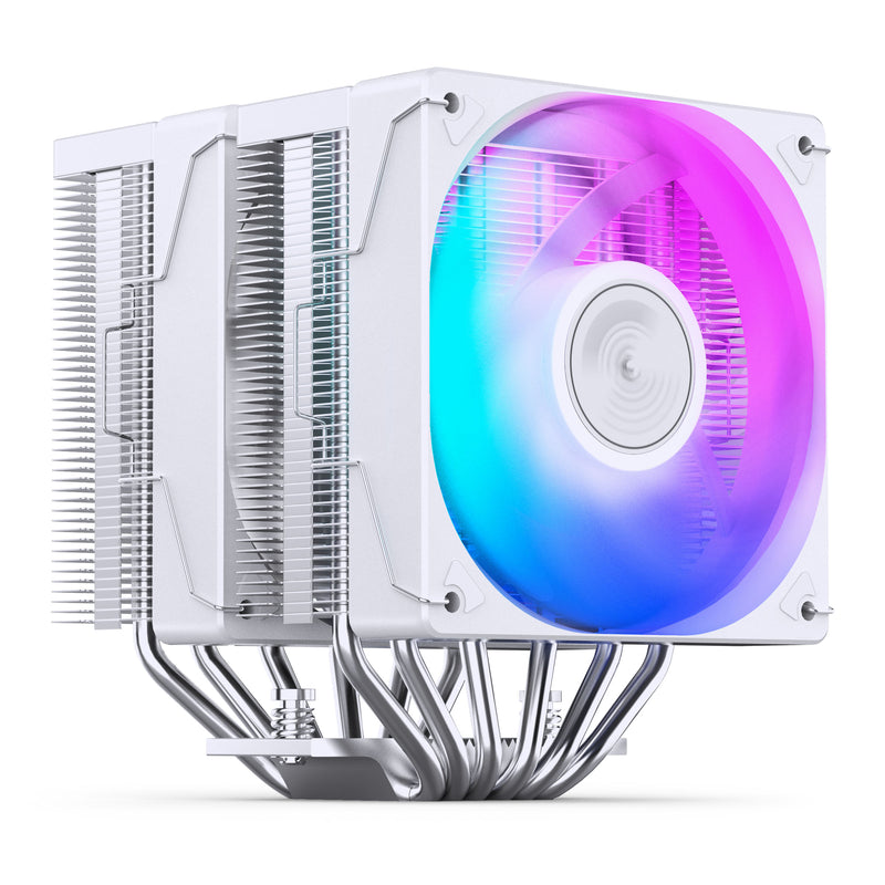 Jonsbo CR-3000E ARGB White Dual Tower CPU Cooler -  120mm