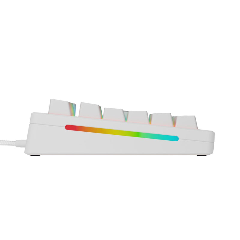 Glorious GMMK 3 HE 75% Prebuilt Wired Gaming Keyboard Fox HE Switches White - UK