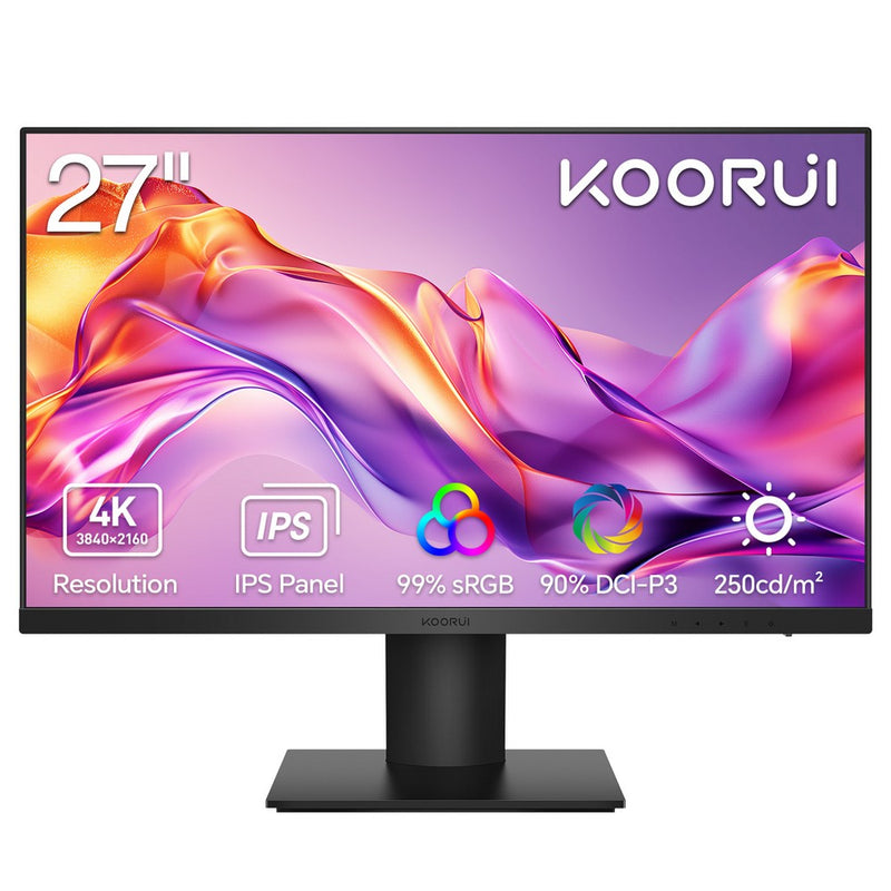 KOORUI 27"  E2741A 3840x2160 IPS 60Hz FreeSync Premium Widescreen Gaming Monitor