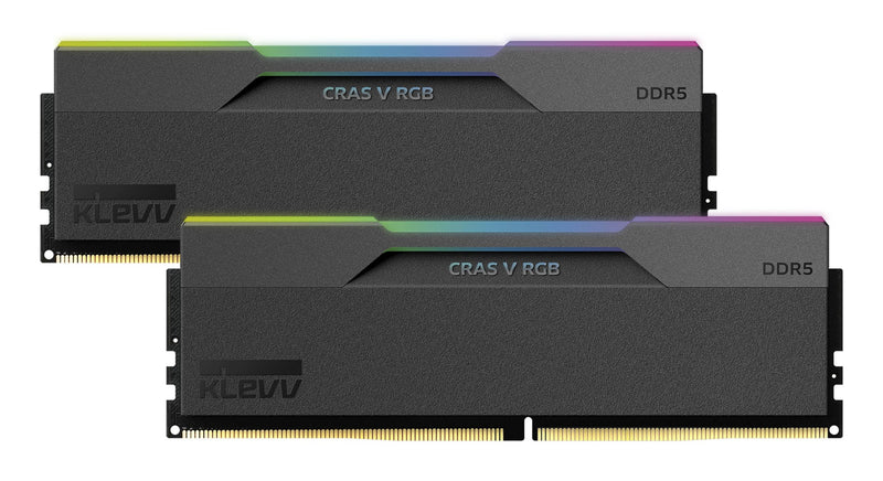 KLEVV CRAS V RGB 32GB (2x16GB) 6000MHz C28 DDR5 Dual Channel Kit - Black