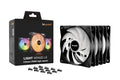 be quiet Light Wings LX ARGB 120mm PWM High Speed Triple Fan Pack - Black