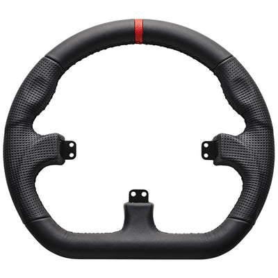 Asetek SimSports GT Rim - Closed D Leather - Black