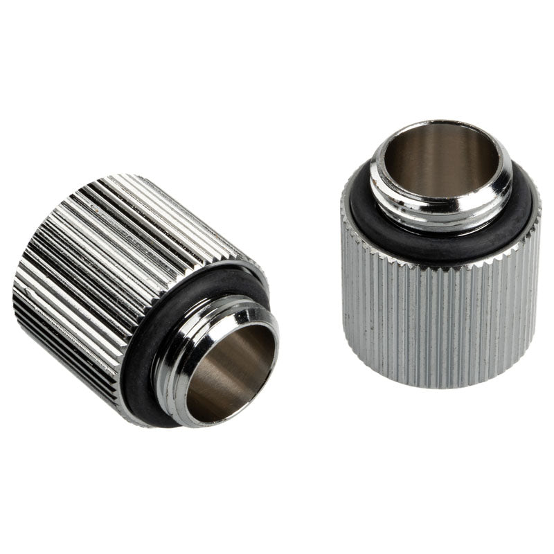 Bitspower Touchaqua 15mm Extender Fitting - Silver (2 PCS )