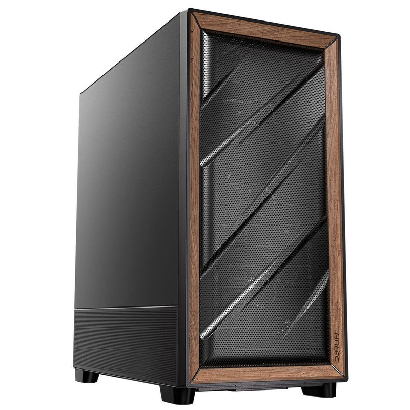 Antec Flux SE Silenced Mid Tower Case - Black - Wood