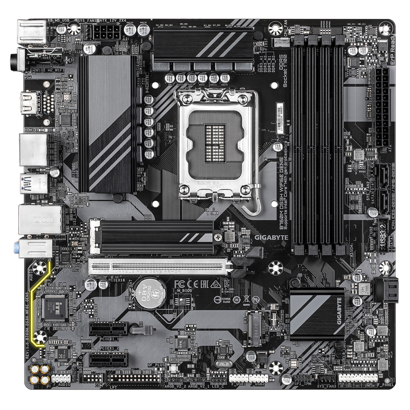 Gigabyte B760M DS3H WIFI6E GEN5 (LGA 1700) DDR5 Micro-ATX Motherboard