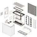 HAVN HS 420 VGPU Premium Mid Tower Case - White