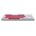 GAMIAC TKL90G 75% USB RGB Mechanical Gaming Keyboard Kailh Red - White/Red (UK)