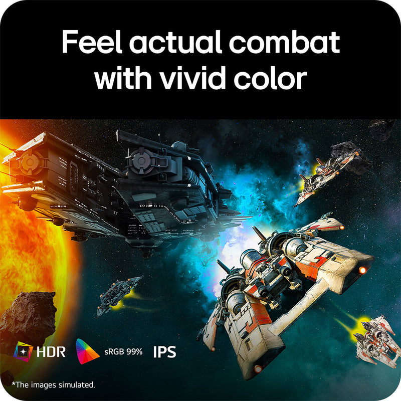 LG UltraGear 27G411A-B 27" Full HD IPS 144Hz G-SYNC/FreeSync 1ms MBR Widescreen Gaming Monitor