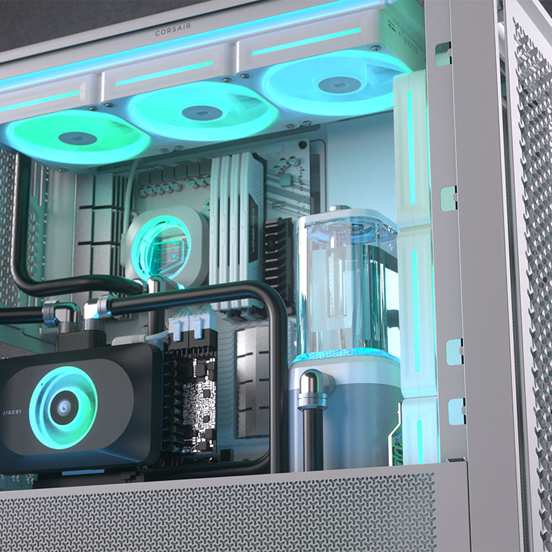 Corsair Hydro X Series XD6 RGB White Reservoir / Pump Combo - 440ml