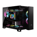 Corsair iCUE LINK 2500X RGB Micro ATX Dual Chamber PC Case - Black CC-9011267-WW