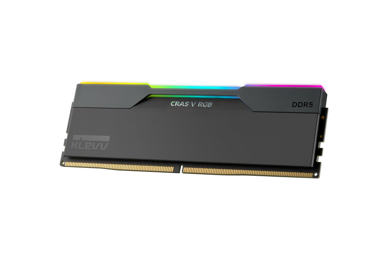 KLEVV CRAS V RGB 32GB (2x16GB) 6000MHz C28 DDR5 Dual Channel Kit - Black