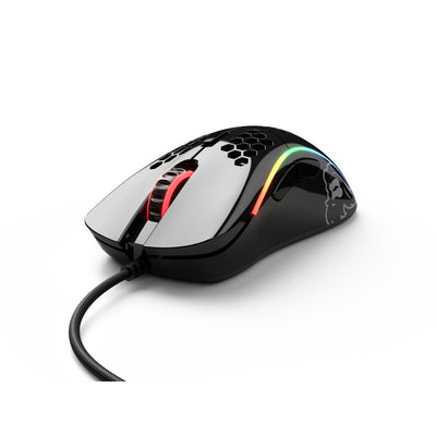 Glorious Model D USB RGB Optical Gaming Mouse - Glossy Black (GD-GBLACK)
