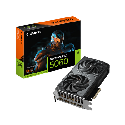 Gigabyte GeForce RTX 5060 WINDFORCE OC 8GB PCI-Express Graphics Card