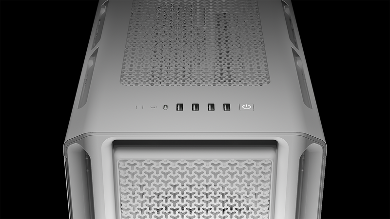Corsair 5000T Mid-Tower PC Case - White