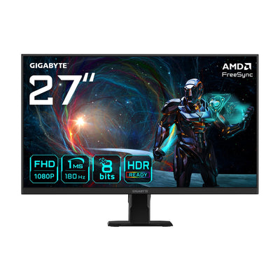 Gigabyte 27" GS27FA 1920x1080 FHD 180Hz 1ms SS IPS AMD FreeSync HDR Ready Widescreen Gaming Monitor