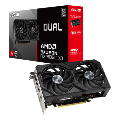 Asus Radeon RX 9060 XT Dual 8GB GDDR6 PCI-Express Graphics Card