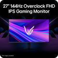 LG UltraGear 27G411A-B 27" Full HD IPS 144Hz G-SYNC/FreeSync 1ms MBR Widescreen Gaming Monitor