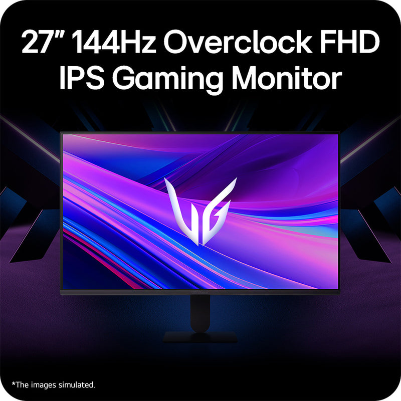 LG UltraGear 27G411A-B 27" Full HD IPS 144Hz G-SYNC/FreeSync 1ms MBR Widescreen Gaming Monitor