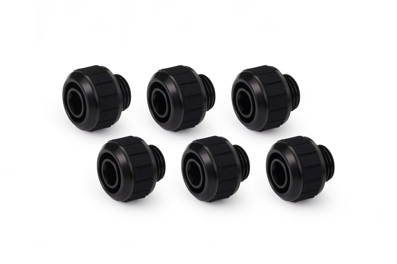Alphacool Apex Grip 13/10mm SoftTube 6 Pack Fittings - Black