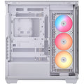CORSAIR 3500X RS-R ARGB Tempered Glass Mid-Tower PC Case, White