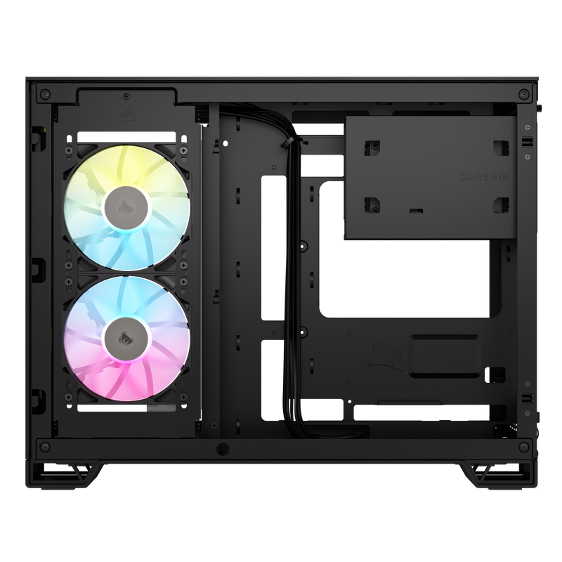 Corsair iCUE LINK 2500X RGB Micro ATX Dual Chamber PC Case - Black CC-9011267-WW
