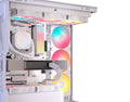 CORSAIR 3500X RS-R ARGB Tempered Glass Mid-Tower PC Case, White