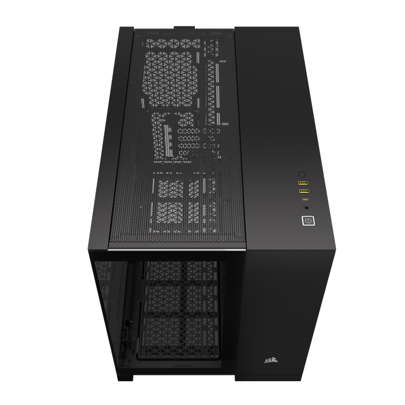 Corsair iCUE LINK 2500X RGB Micro ATX Dual Chamber PC Case - Black CC-9011267-WW