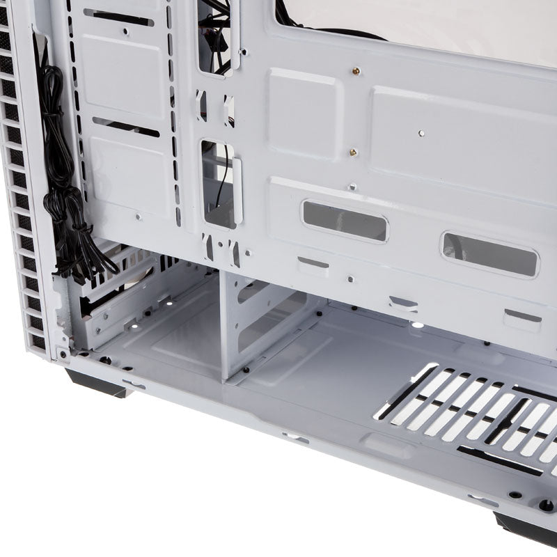 Kolink Observatory Midi Tower RGB Gaming Case - White Tempered Glass Window